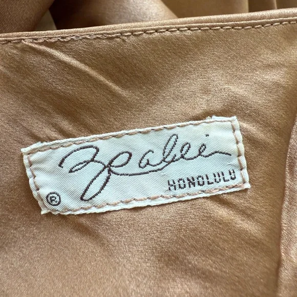 Satin Copper Jumpsuit - Picture 6 of 7